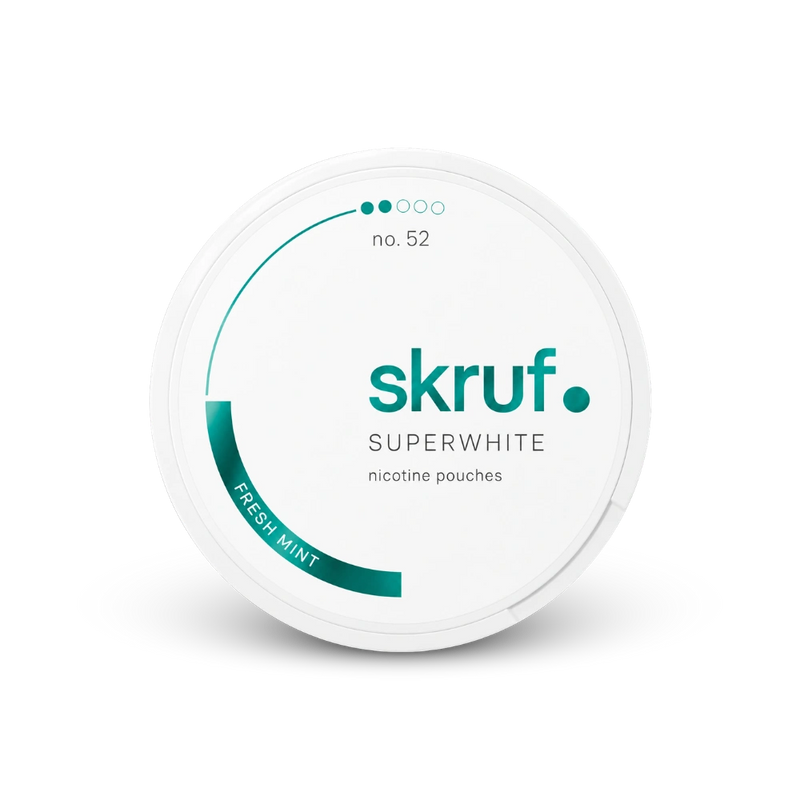 SKRUF Fresh Mint S2 – can of nicotine pouches