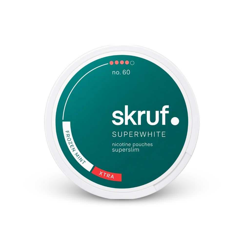 SKRUF Frozen Mint Superslim S4 – dåse med nikotinposer
