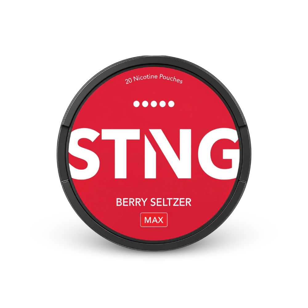 STNG Berry Seltzer MAX – beholder med nikotinposer