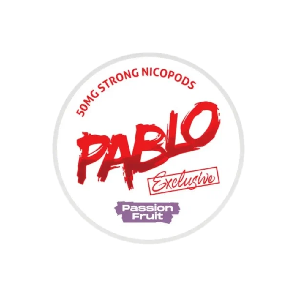 PABLO Exclusive Passion Fruit Strong – dåse med nikotinposer