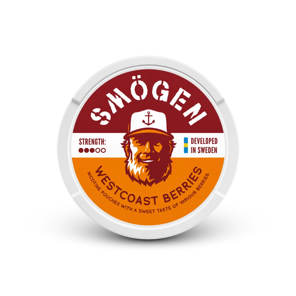 Smögen Westcoast Berries – dåse med nikotinposer