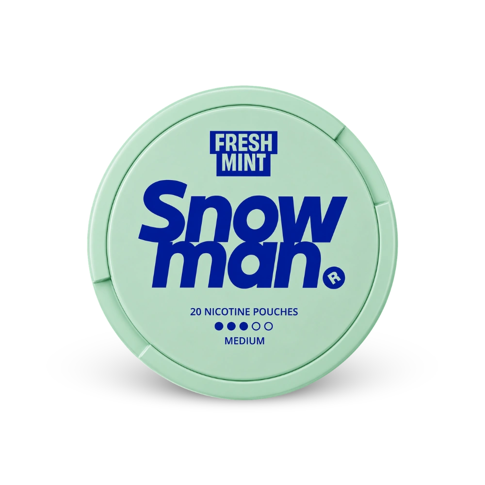 Snowman Fresh Mint 9mg – dåse med nikotinposer