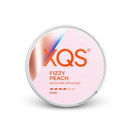XQS Fizzy Peach Slim Strong – dåse med nikotinposer
