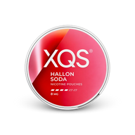 XQS Hallonsoda Strong – beholder med nikotinposer