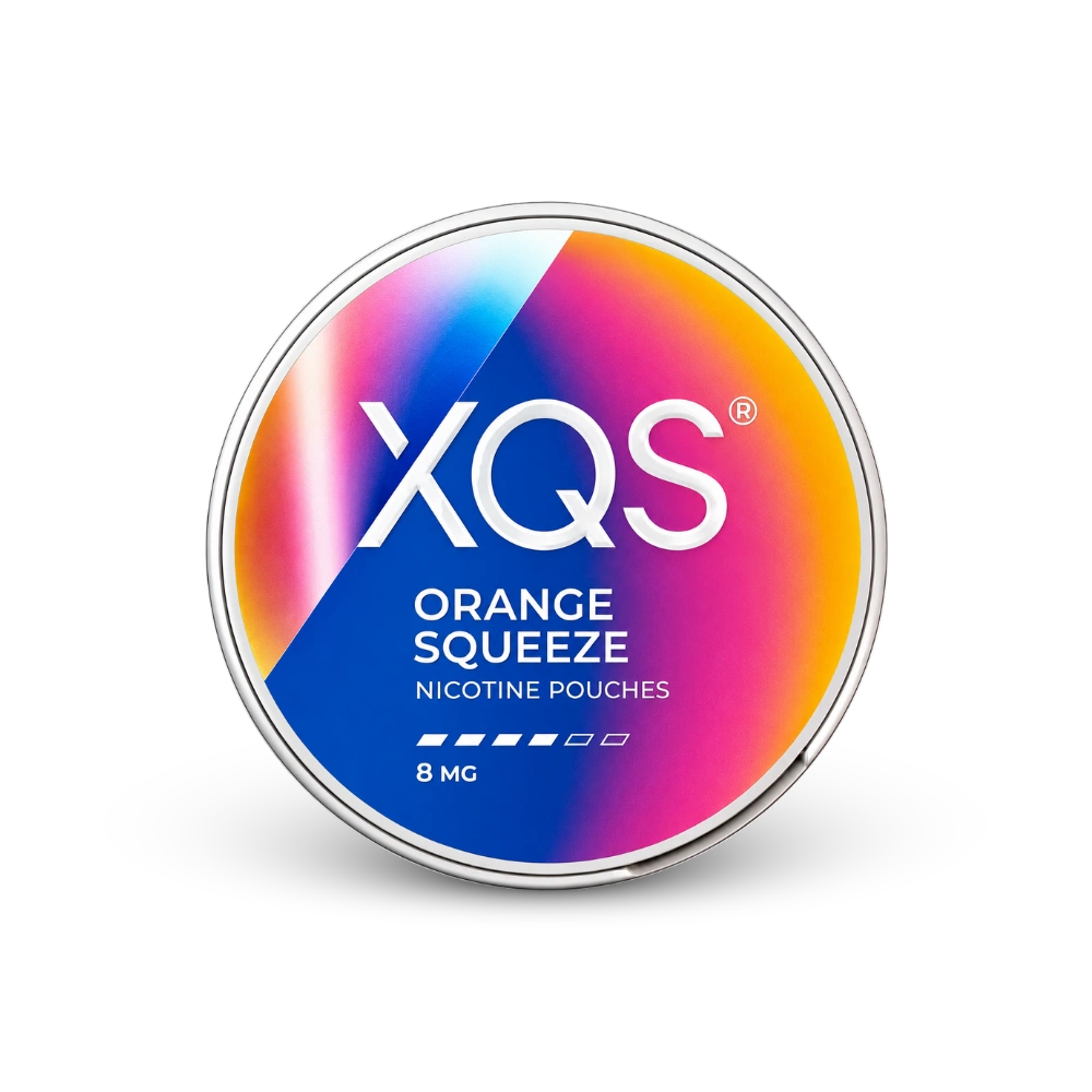 XQS Orange Squeeze Slim Strong – boks med nikotinposer
