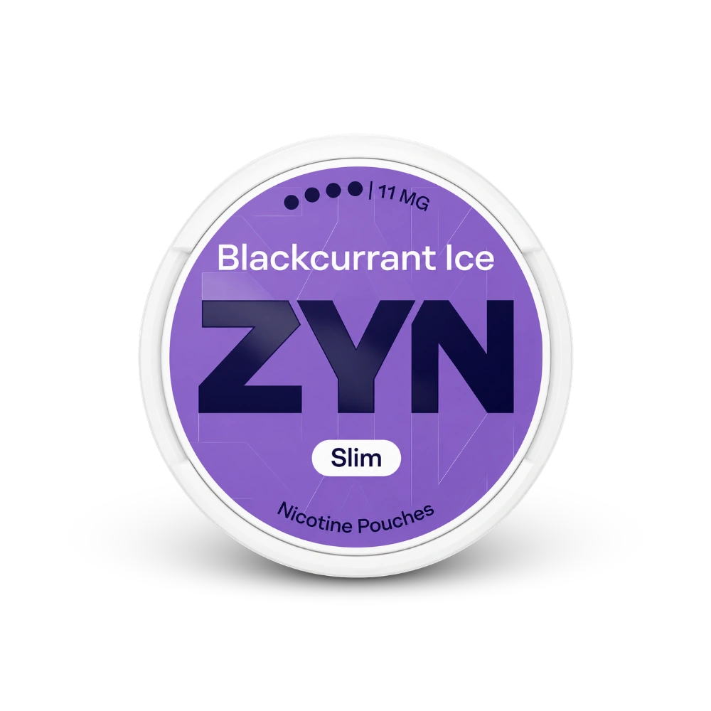 ZYN Blackcurrant Ice Slim S4 – dåse nikotinposer