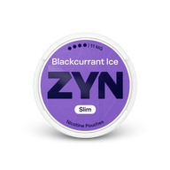ZYN Blackcurrant Ice Slim S4 – dåse nikotinposer