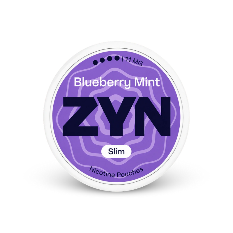 ZYN Blueberry Mint Slim S4 – can of nicotine pouches
