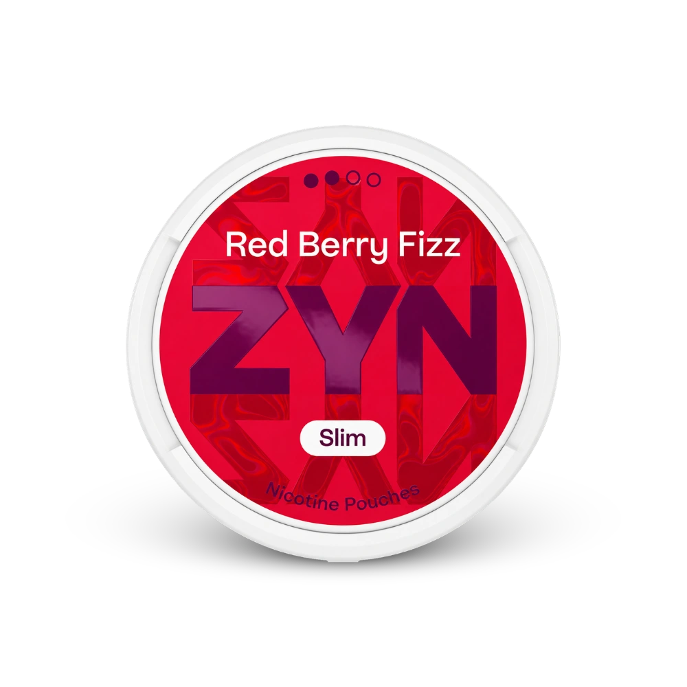 ZYN Red Berry Fizz Slim S2 – dåse med nikotinpouches