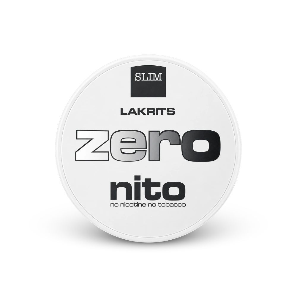 Zeronito Lakrits Slim – dåse med nikotinposer