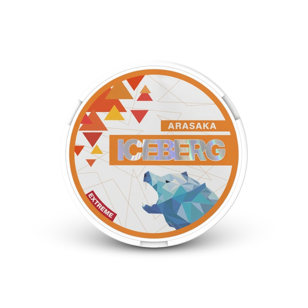 Iceberg Arasaka – dåse med nikotinposer