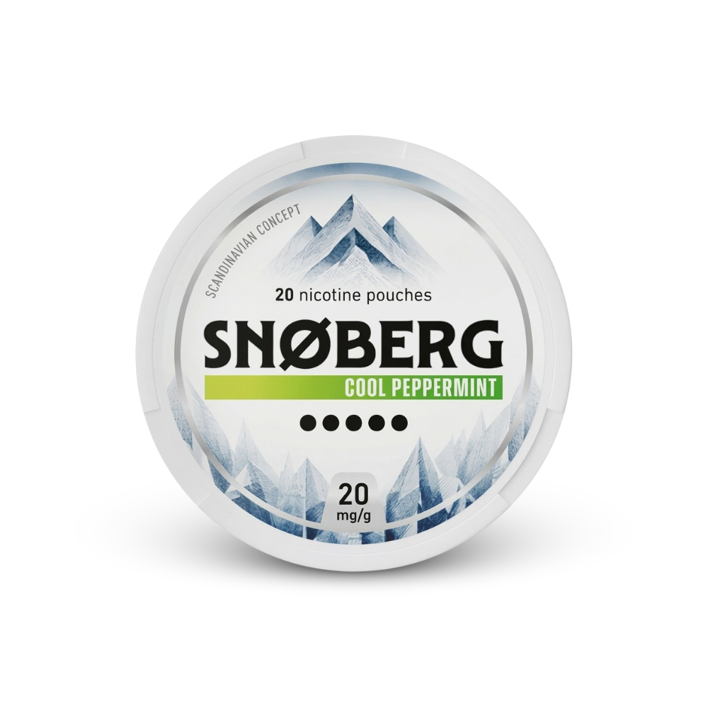 SNOBERG Cool Peppermin 13mg – dåse med nikotinposer
