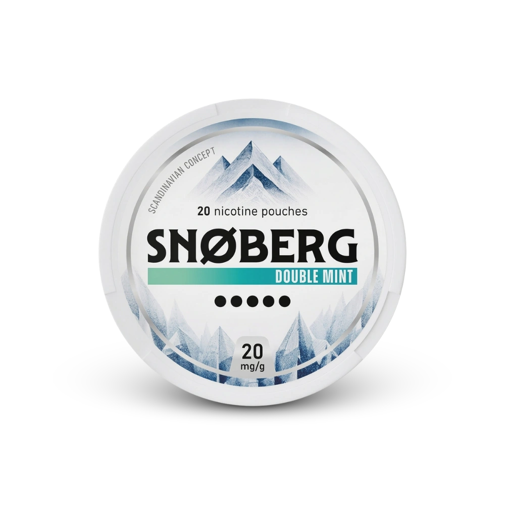 SNOBERG Double Mint 13mg – dåse med nikotinposer