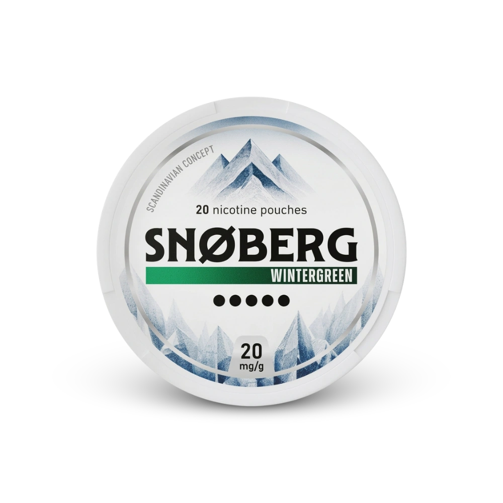 SNOBERG WinterGreen 13mg – dåse med nikotinposer